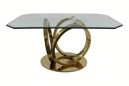  Table Rect. Harwich Gold 220x120x76 cm