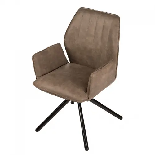 By Kohler  Classen arm dining chair brown (115221)