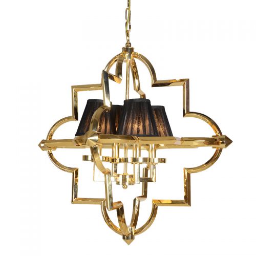  Ceiling Lamp Thalia 68x68x72cm Black Shade