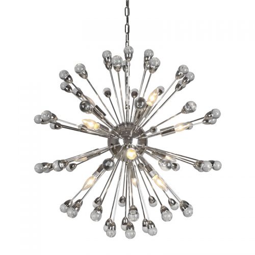 By Kohler  Ceiling Lamp 50x50x60cm Acrylic Ball silver (115303)