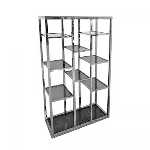  Rack Millington SALE 120x35x220cm With Black Glass