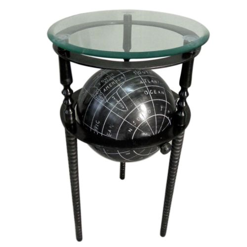 By Kohler  Table integrated Globe 35x35x63cm black (115685)