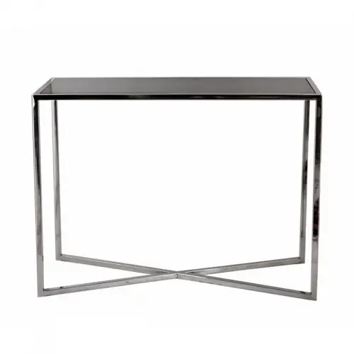 By Kohler  Console Table Stansfield 100x35x75cm Black Glass (109318)
