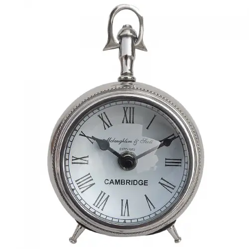  Table Clock 9x7.5x14cm Dom Lens