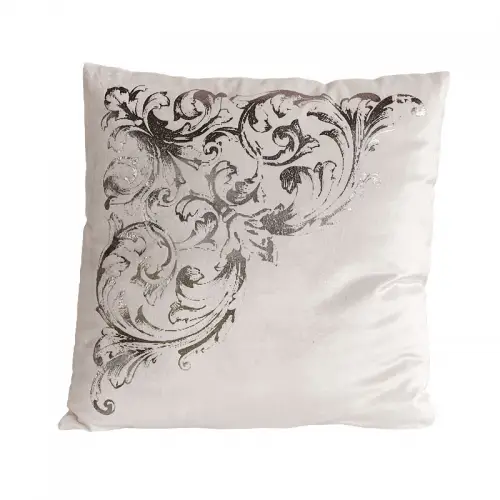  Pillow 50x50x2.8cm (Silver Khari Print)