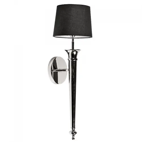  Wall Lamp 18x18x77cm Incl. Black Shade