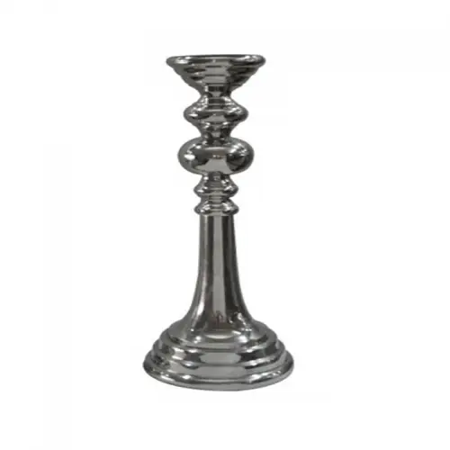  Candleholder 28x28x82cm silver