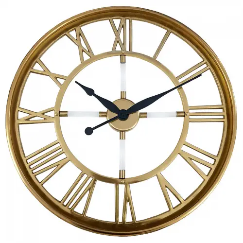 By Kohler  Wall Clock 60x5x60cm Round gold (113105)