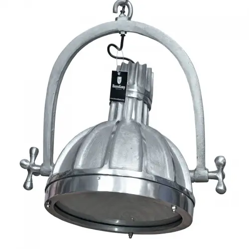 By Kohler  Hanging Lamp 40x40x45cm Ind. Casted silver studio (111306)
