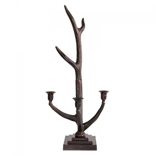 By Kohler  Candle Stand 31x23x69cm Antler (109772)