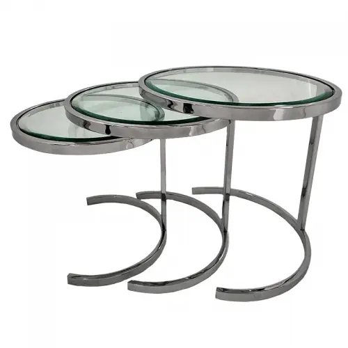 By Kohler  Nesting Side Table Set Caspian 45x45x50cm (112580)
