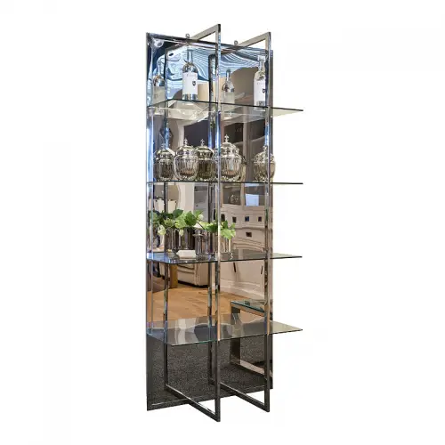 By Kohler  Cabinet Manville 80x35x200cm silver Clear Glass (111435)