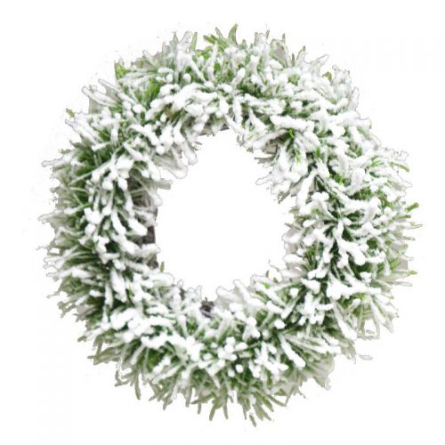 By Kohler  Pine Wreath Bois Snowed 35x35x8cm (111961)