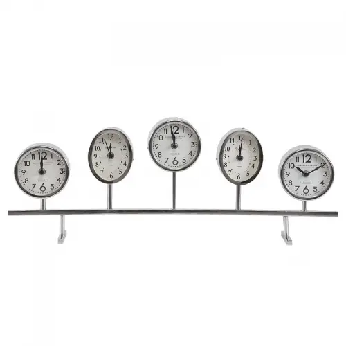  Table Clock 64x6x24cm set  of 5