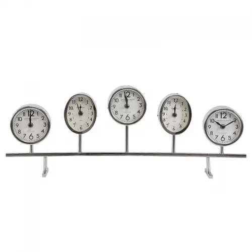 By Kohler  Table Clock 64x6x24cm set  of 5 (111493)