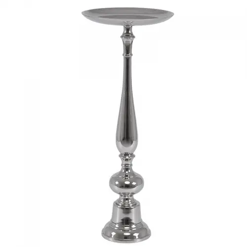  Candleholder Campana 23x23x59cm Large silver