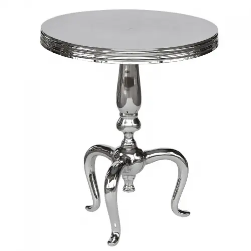 By Kohler  Side Table Silver Keenan Three Legs (103650)