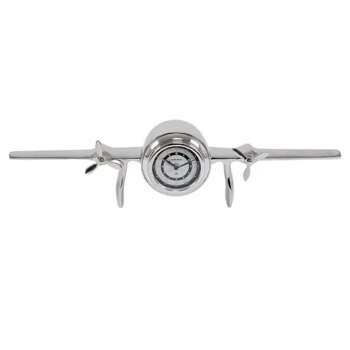 By Kohler  Table Clock 63x14x17cm Airplane (101367)