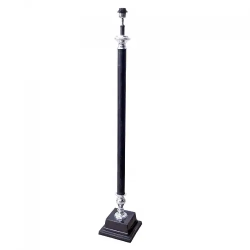 By Kohler  Floor Lamp black and silver with square leg (110777)