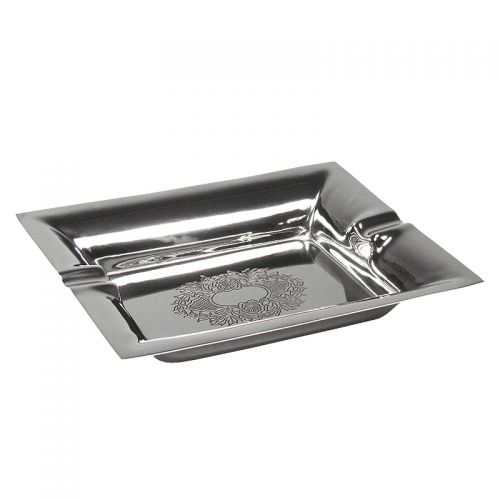 By Kohler  Ashtray 16.5x16.5x3cm Rectangular With Jp Etching (110345)