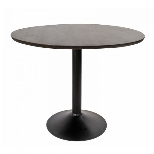 By Kohler  Gastro Table Nibley 100x100x77cm (Black Leg) (115457)