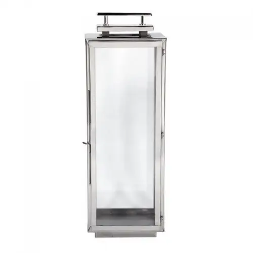 By Kohler  Lantern Large silver with clear glass (114796)