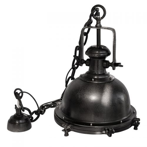 By Kohler  Ceiling Lamp 45x40x54cm black raw metal vintage (110220)