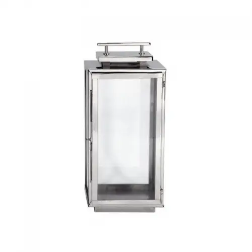 By Kohler  Lantern Small silver with clear glass (114797)