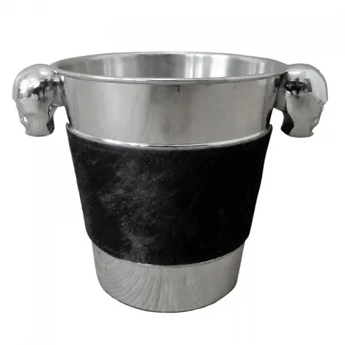 By Kohler  Wine Cooler 28x20x21cm With Skull & Fur/Leather (110195)