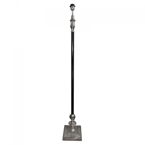 By Kohler  Floor Lamp classic look raw silver and black (111453)