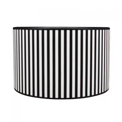 By Kohler  lampshade black/white small - 35x35x22 cm Cilinder (113927)