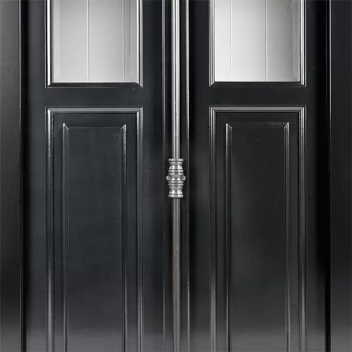 By Kohler  Elias 2-Doors 45x95x242cm  Glossy Black/Shining White  (114774)