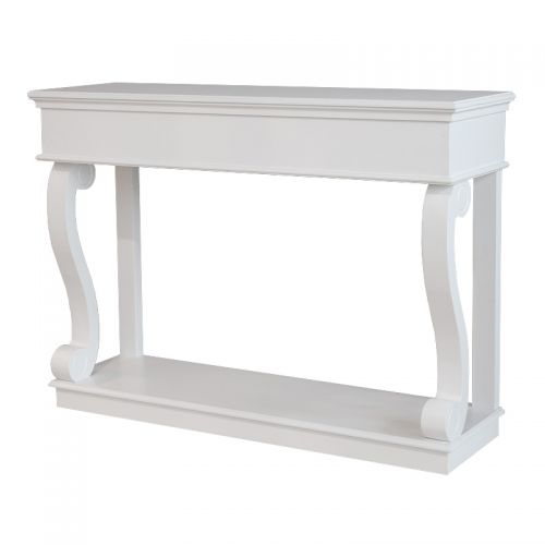 By Kohler  Eaton Console Table 140x45x100cm white (102979)