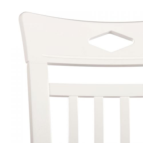 By Kohler  Dijon rural dining chair white and brown (100935)