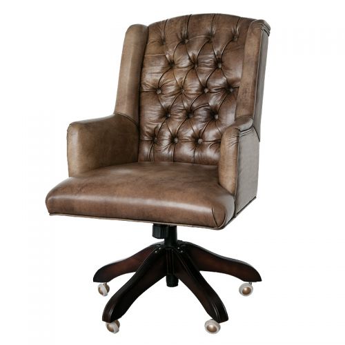 By Kohler  Birmingham Office Chair classic look chesterfield stitching (200191)