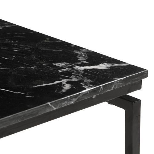 By Kohler  Coffee Table Marble Black (Set of 2) 130x40x40cm | 55x55x50cm  (200278)