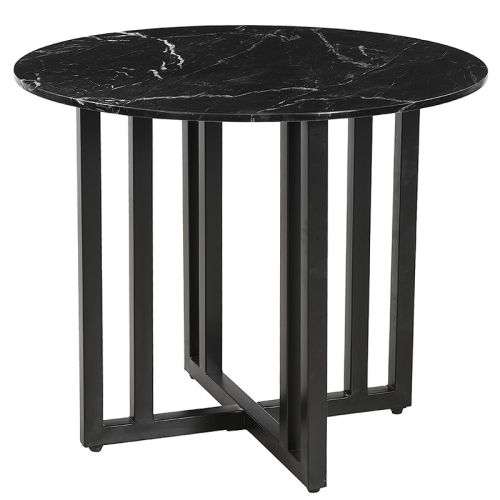 By Kohler  Dining Table Jamir SALE  Marble Black Top 90x90x76cm (200279)