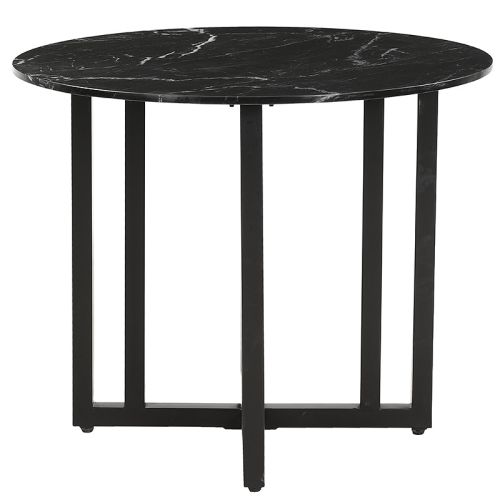 By Kohler  Dining Table Jamir SALE  Marble Black Top 90x90x76cm (200279)