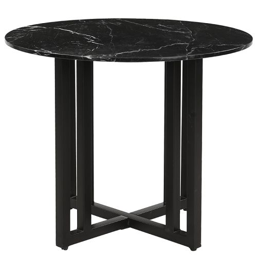 By Kohler  Dining Table Jamir SALE  Marble Black Top 90x90x76cm (200279)