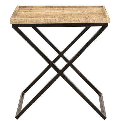 By Kohler  Side table Camron wood with tray (200282)