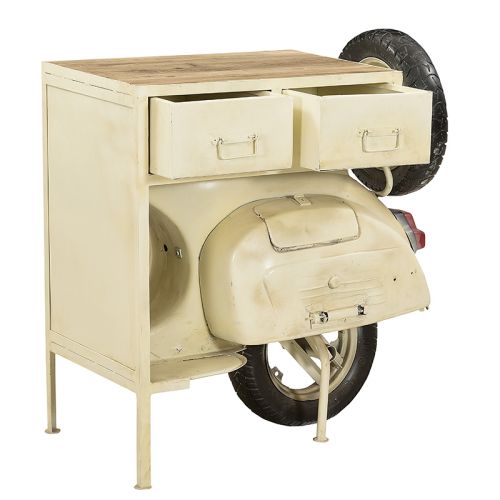 By Kohler  Console side Table vintage Scooter 96x48x100cm (200285)