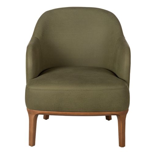 By Kohler  Diana arm chair with armrest and wood legs (200328)