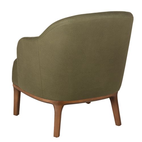 By Kohler  Diana arm chair with armrest and wood legs (200328)