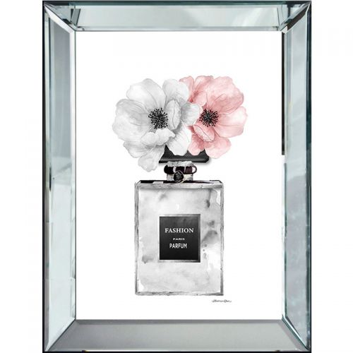 By Kohler  Frame Parfum Grey/Pink Flowers 40x4.5x50cm (113779)