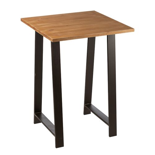 By Kohler  Bar Table Jamal 80x80xH110cm Top Pine / Leg UR12  (200446)