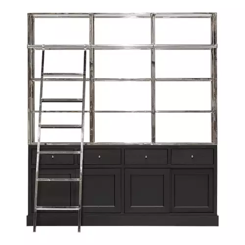  Rack Cabinet Malaga 219x43x240cm with clear glass