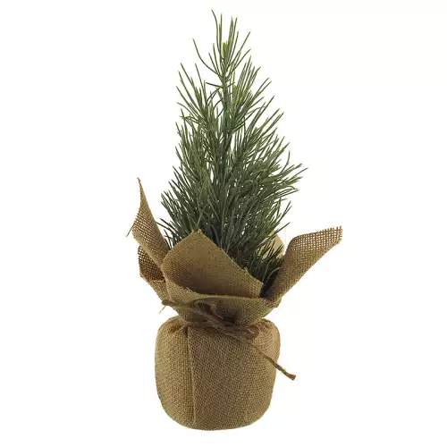By Kohler  Pine w/jute bag green 38cm (200615)