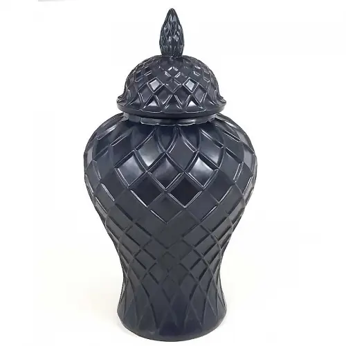 By Kohler  Vase Min Rhombus Matt L 28x28x52cm (114474)