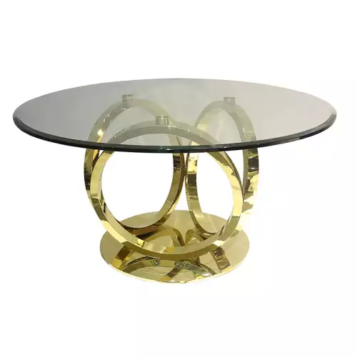 By Kohler  Round Table Harwich Gold 150x150x76 cm (200795)