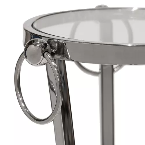 By Kohler  Side Table Sergio (Clear Glass) (200860)
